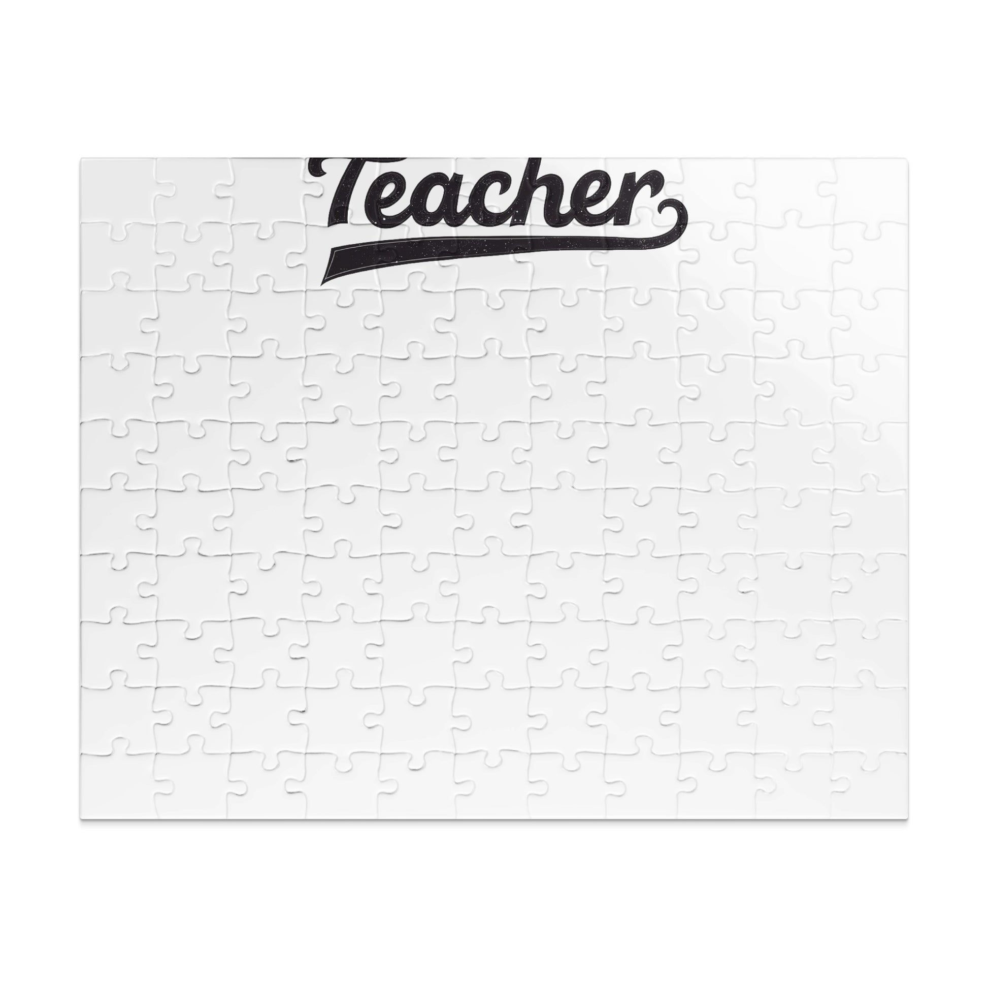 Awesome Puzzle with Teacher Graphic Design