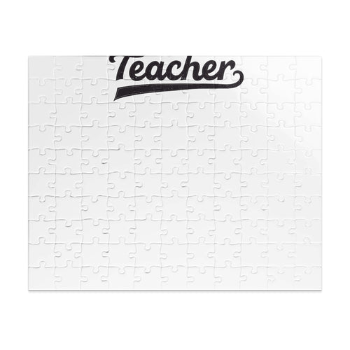 Awesome Puzzle with Teacher Graphic Design