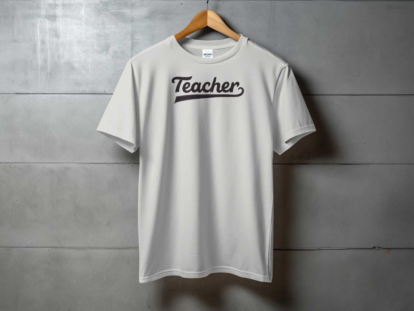 Teacher Script Logo Casual Short Sleeve Shirt product
