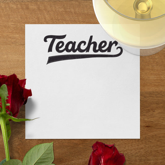 Teacher Design Custom Note Card product