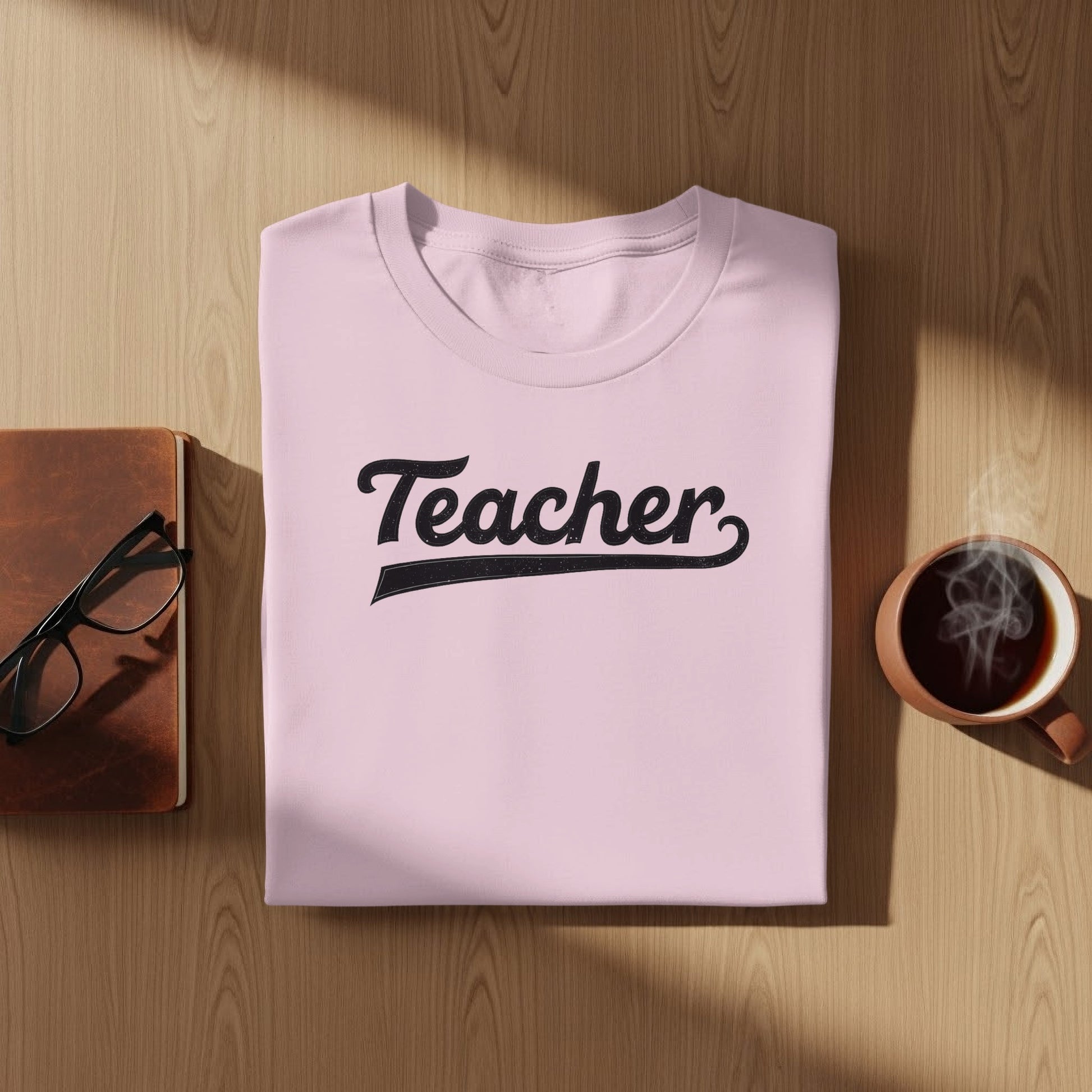 Stylish Teacher Typography Shirt for Educators