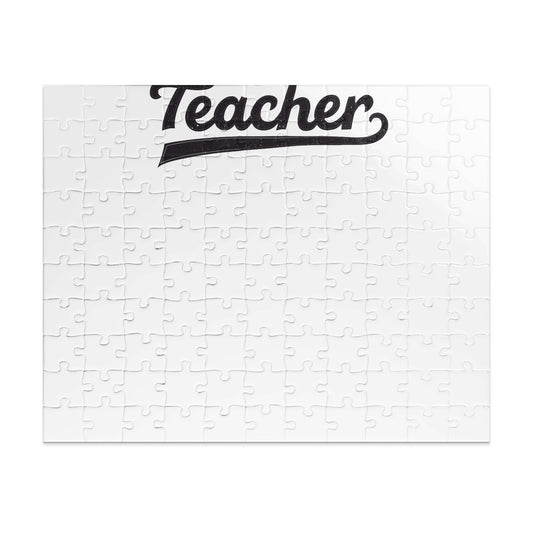 Teacher Text Print Design Puzzle